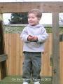 David on swingset - Winter 2003